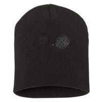 Connection. Calm with Chaos. Help Chaos With Connection Short Acrylic Beanie