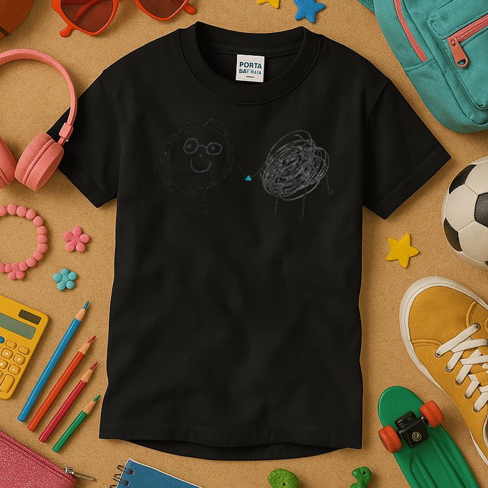 Connection. Calm with Chaos. Help Chaos With Connection Kids T-Shirt