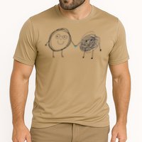 Connection. Calm with Chaos. Help Chaos With Connection Performance Shirt