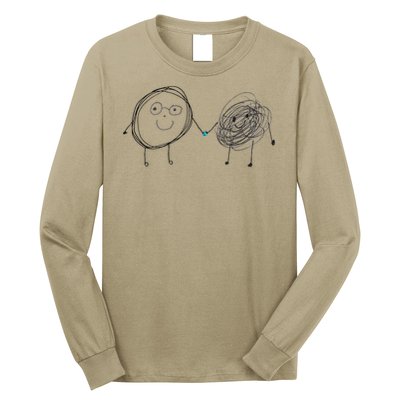 Connection. Calm with Chaos. Help Chaos With Connection Long Sleeve Shirt