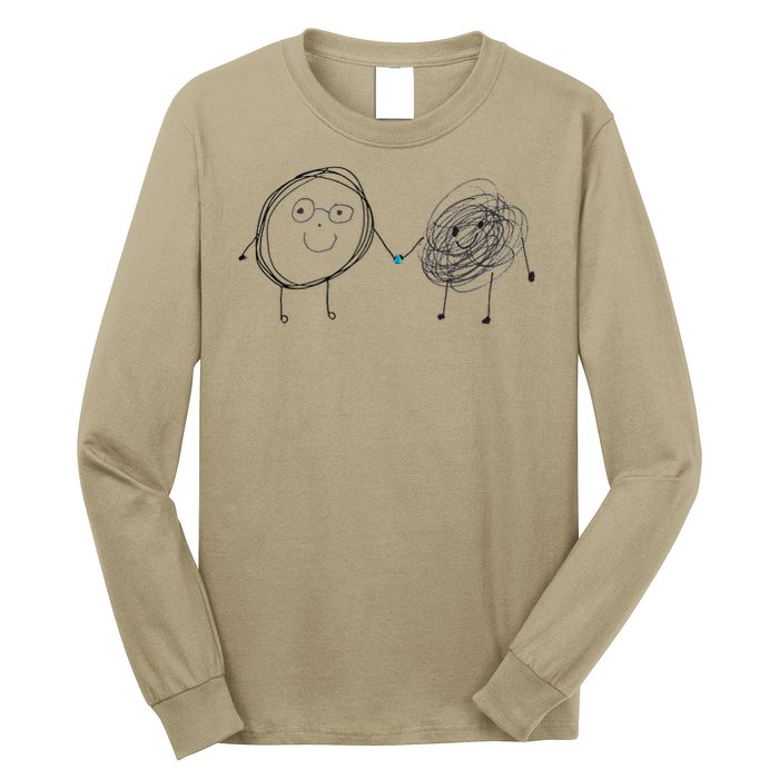Connection. Calm with Chaos. Help Chaos With Connection Long Sleeve Shirt