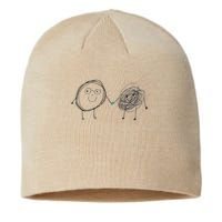 Connection. Calm with Chaos. Help Chaos With Connection Sustainable Beanie