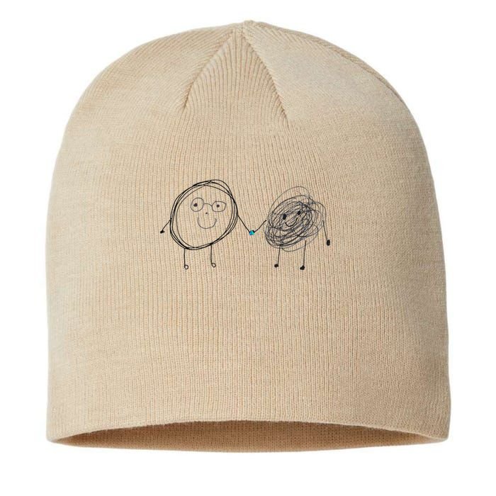 Connection. Calm with Chaos. Help Chaos With Connection Sustainable Beanie