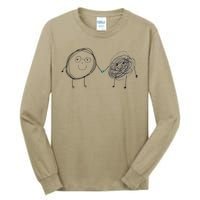 Connection. Calm with Chaos. Help Chaos With Connection Tall Long Sleeve T-Shirt