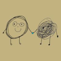Connection. Calm with Chaos. Help Chaos With Connection Magnet