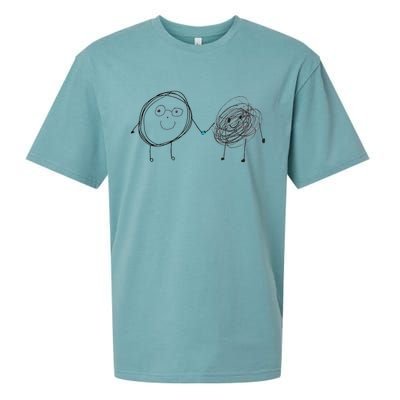 Connection. Calm with Chaos. Help Chaos With Connection Sueded Cloud Jersey T-Shirt