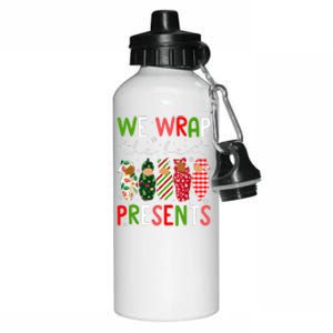 Cute Chritsmas We Wrap The Best Presents L D Nicu Mother Baby Nurse Xmas Gift Aluminum Water Bottle