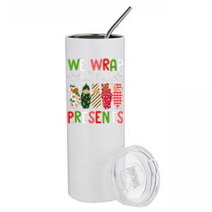 Cute Chritsmas We Wrap The Best Presents L D Nicu Mother Baby Nurse Xmas Gift Stainless Steel Tumbler