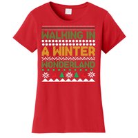 Cool Christmas Walking In A Winter Wonderland Women's T-Shirt