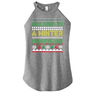 Cool Christmas Walking In A Winter Wonderland Women's Perfect Tri Rocker Tank