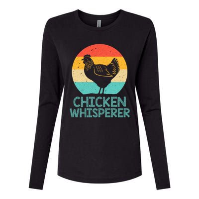 Cool Chicken Whisperer For Chicken Lover Farmer Womens Cotton Relaxed Long Sleeve T-Shirt