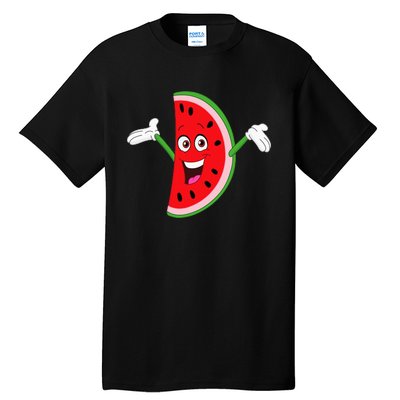 Cute Cartoon Watermelon Tall T-Shirt