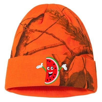 Cute Cartoon Watermelon Kati Licensed 12" Camo Beanie