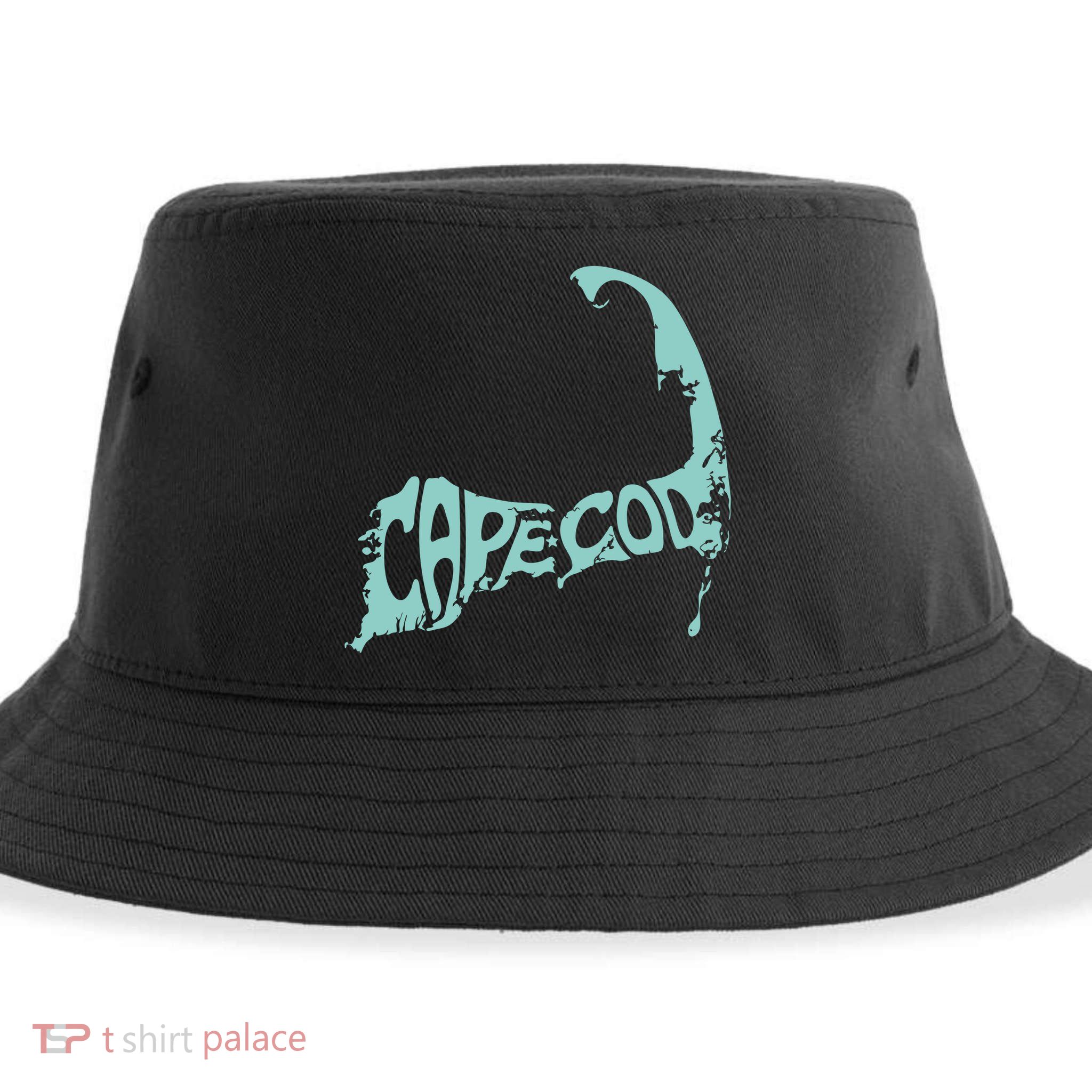 Cape Cod Word Art Sustainable Bucket Hat