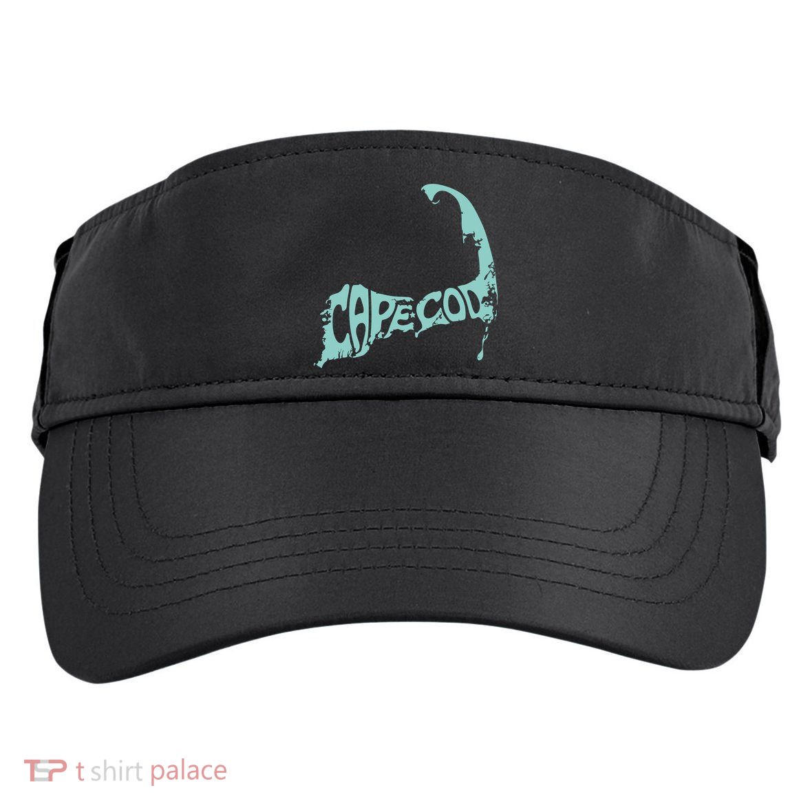 Cape Cod Word Art Adult Drive Performance Visor