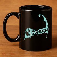 Cape Cod Word Art 11oz C Handle Ceramic Mug
