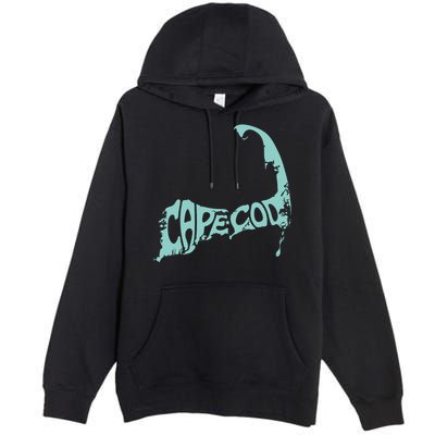 Cape Cod Word Art Premium Pullover Hoodie