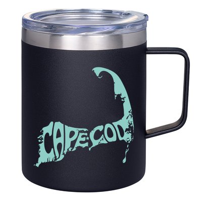 Cape Cod Word Art 12oz Stainless Steel Coffee Mug