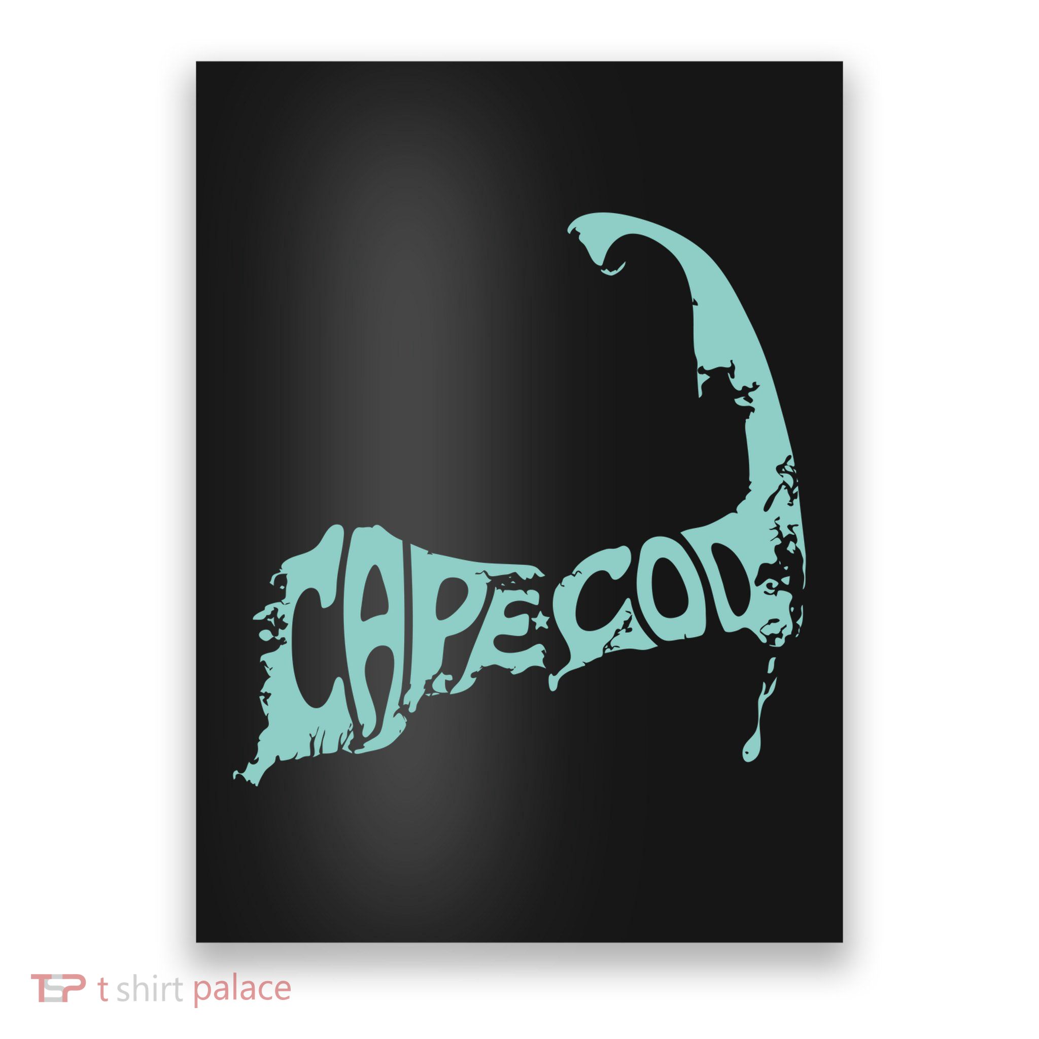 Cape Cod Word Art Poster