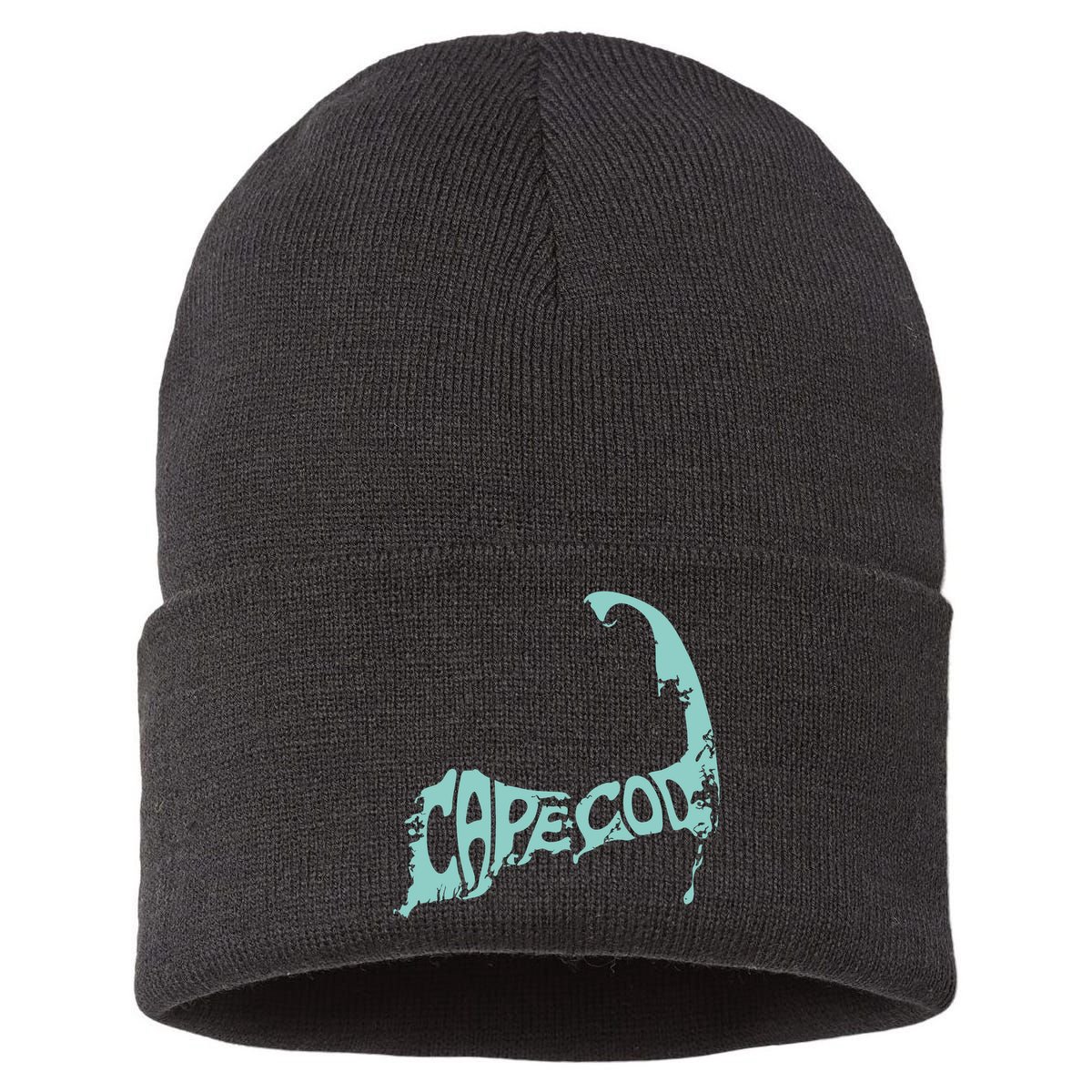 Cape Cod Word Art Sustainable Knit Beanie