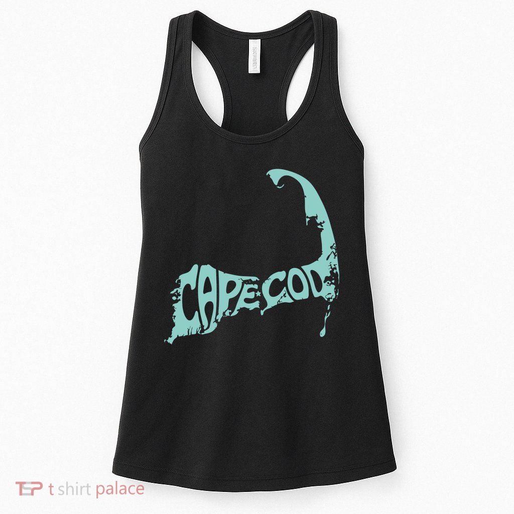 Cape Cod Word Art Womens Tank Top
