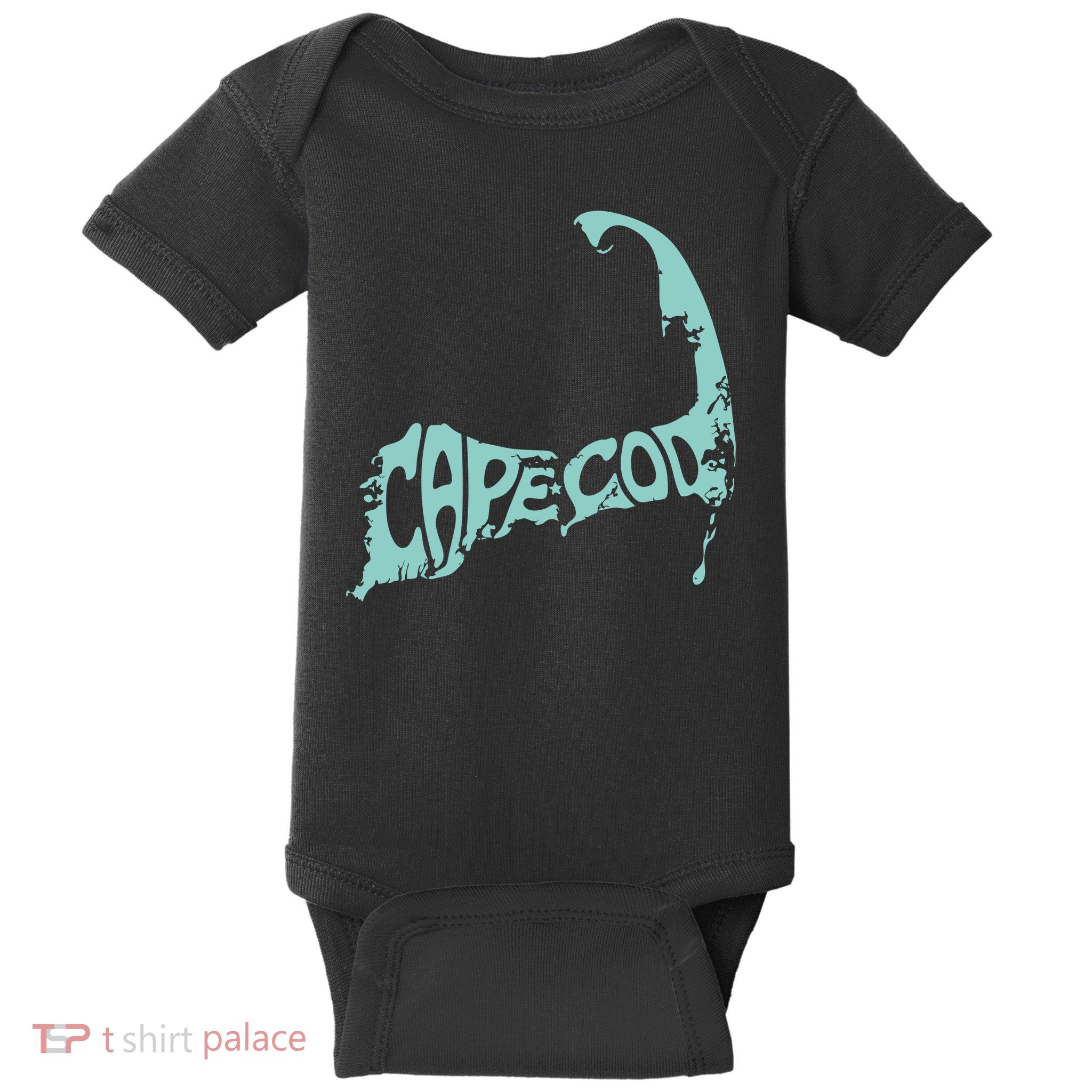 Cape Cod Word Art Baby Bodysuit