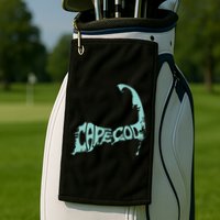 Cape Cod Word Art Golf Towel
