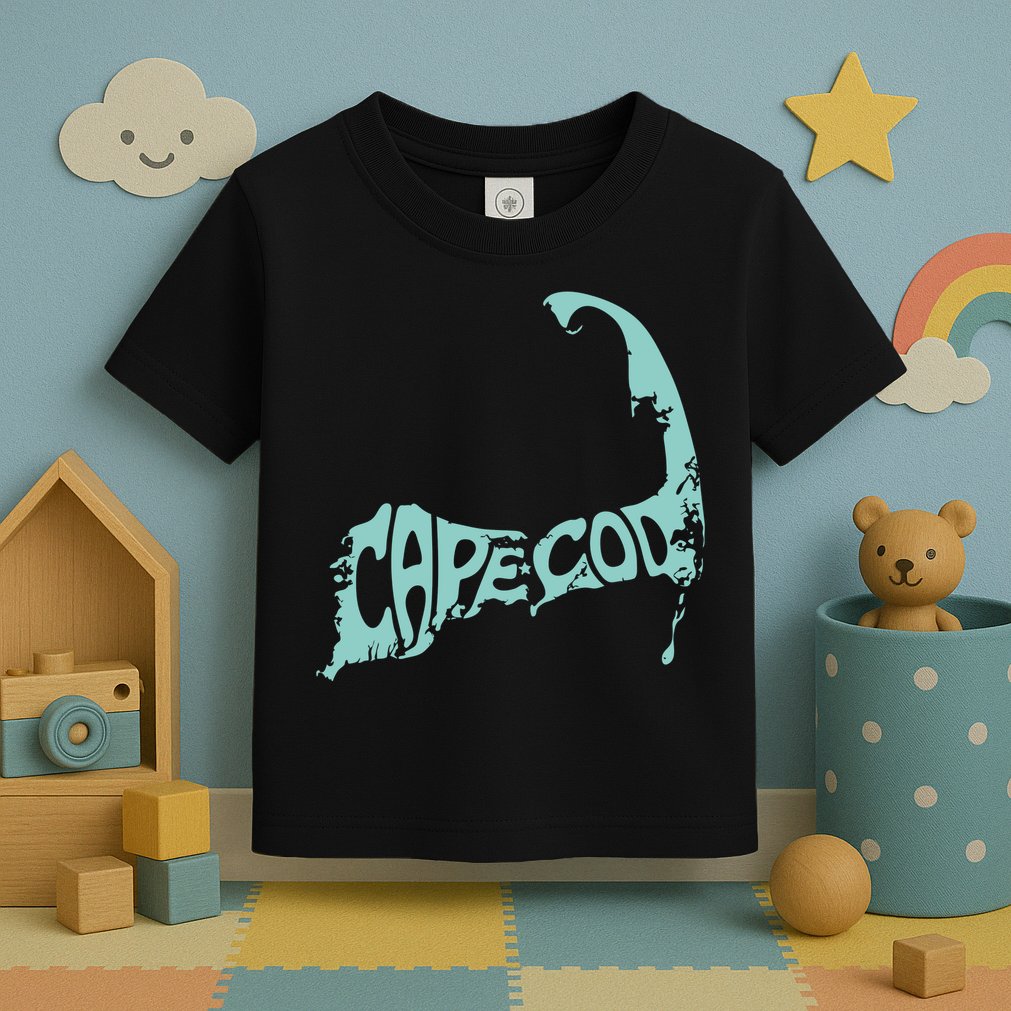 Cape Cod Word Art Toddler T-Shirt