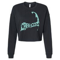Cape Cod Word Art Cropped Pullover Crew
