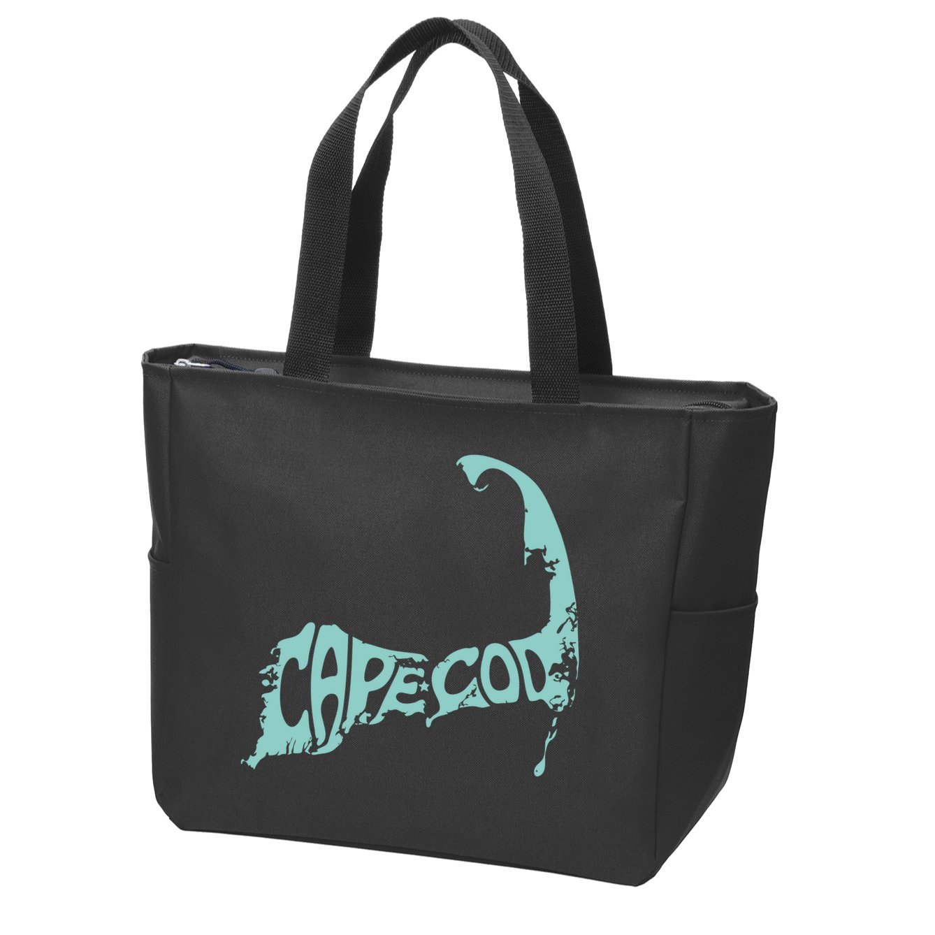 Cape Cod Word Art Zip Tote Bag