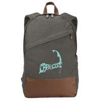 Cape Cod Word Art Cotton Canvas Backpack