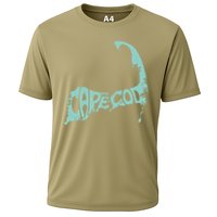 Cape Cod Word Art Performance Shirt