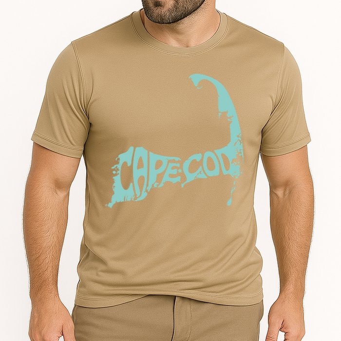 Cape Cod Word Art Performance Shirt