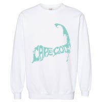 Cape Cod Word Art Garment-Dyed Sweatshirt