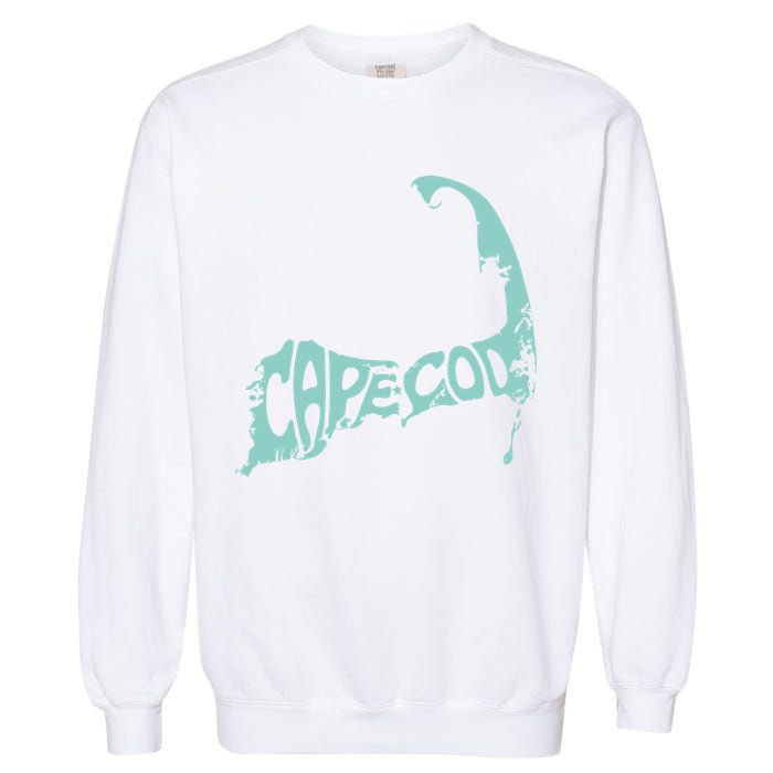 Cape Cod Word Art Garment-Dyed Sweatshirt
