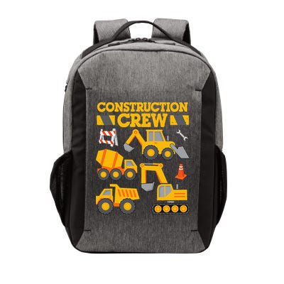 Construction Crew Worker Excavator Vector Backpack