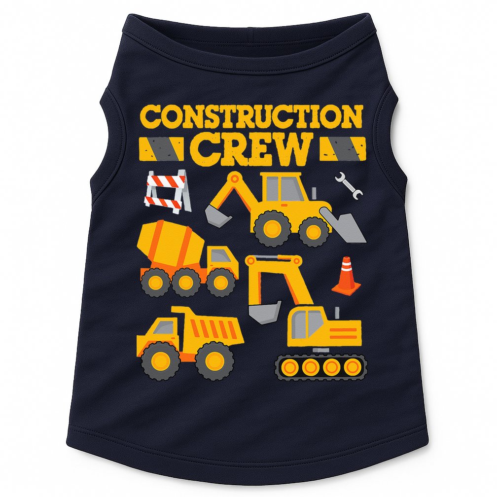 Construction Crew Worker Excavator Doggie Tank