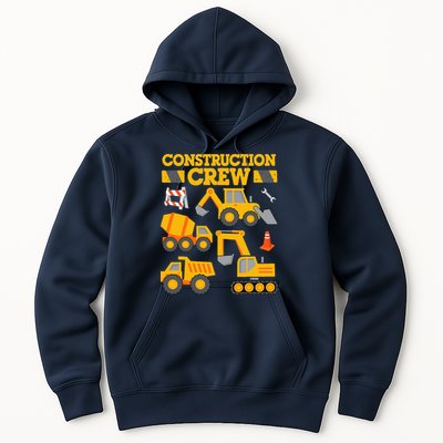 Construction Crew Worker Excavator Hoodie