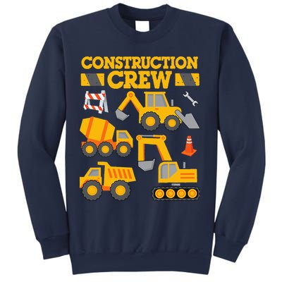 Construction Crew Worker Excavator Sweatshirt