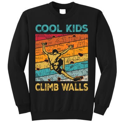 Cool Climb Walls Extreme Sport Rock Climbing Bouldering Sweatshirt