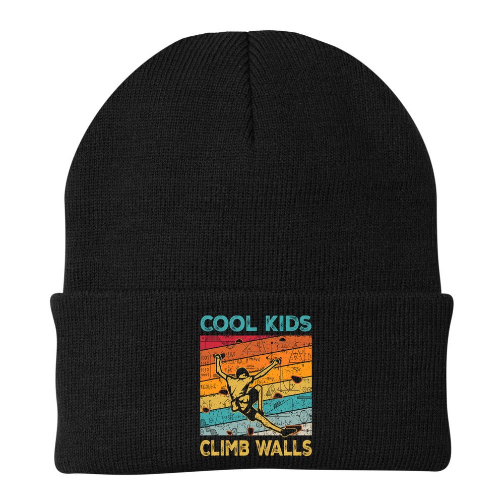 Cool Climb Walls Extreme Sport Rock Climbing Bouldering Beanie