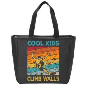 Cool Climb Walls Extreme Sport Rock Climbing Bouldering Zip Tote Bag