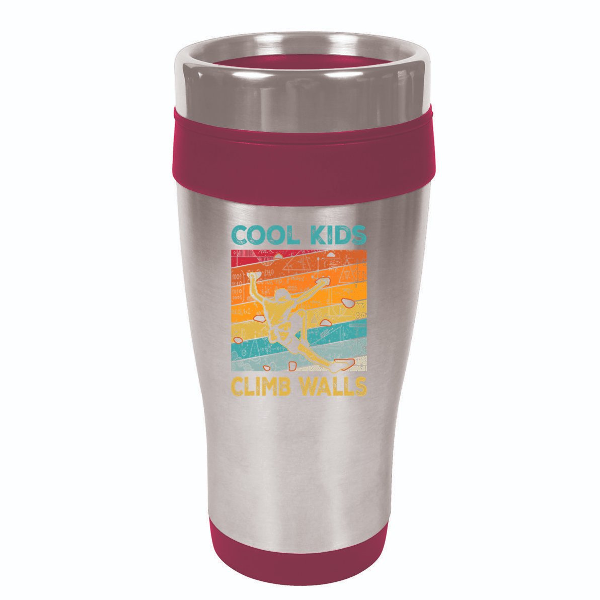 Cool Climb Walls Extreme Sport Rock Climbing Bouldering 16oz Travel Tumbler