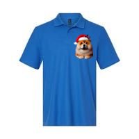 Chow Chow With Santa Hat Christmas Dog Owner Lover Xmas Mom Gift Softstyle Adult Sport Polo