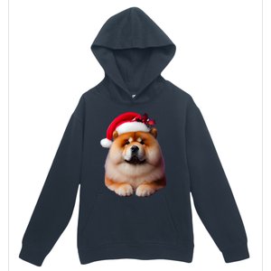 Chow Chow With Santa Hat Christmas Dog Owner Lover Xmas Mom Gift Urban Pullover Hoodie