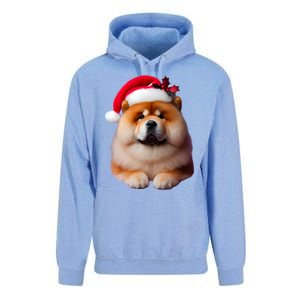 Chow Chow With Santa Hat Christmas Dog Owner Lover Xmas Mom Gift Unisex Surf Hoodie