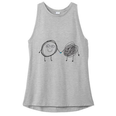 Connection. Calm With Chaos. Help Chaos With Connection. Ladies PosiCharge Tri-Blend Wicking Tank