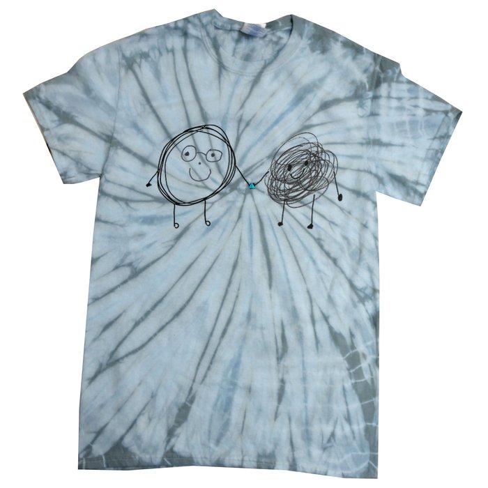 Connection. Calm With Chaos. Help Chaos With Connection. Tie-Dye T-Shirt