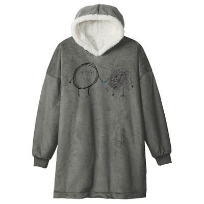 Connection. Calm With Chaos. Help Chaos With Connection. Hooded Wearable Blanket