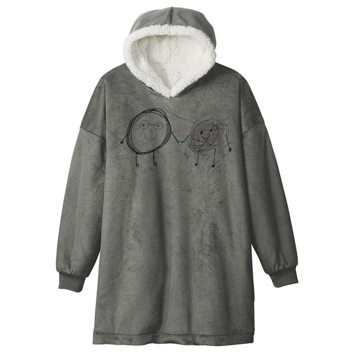 Connection. Calm With Chaos. Help Chaos With Connection. Hooded Wearable Blanket